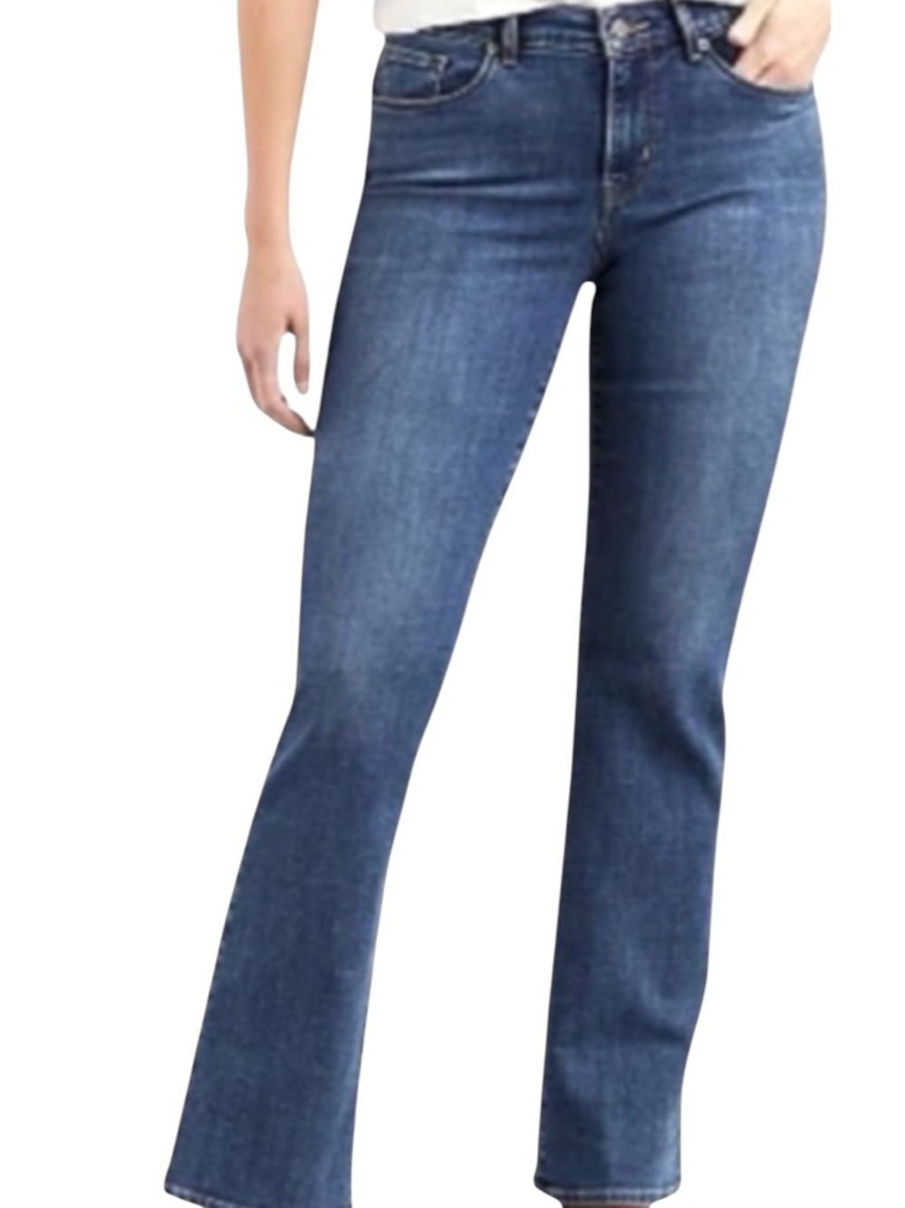 Levi's Medium Blue  boot cut Jeans with Red Tab. Plus size  some wear GC